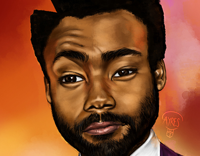 The Beautiful People - Donald Glover , Digital Painting