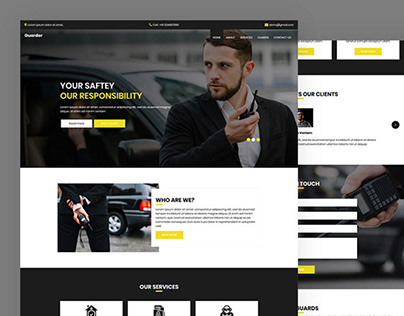 Guarder – Security Safety HTML Template