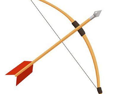 arrow and bow 3d model