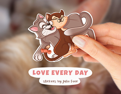 Stickers "Love every day"