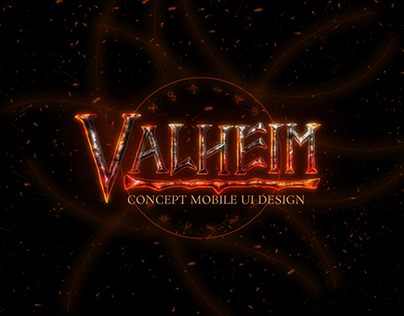 "Valheim" Concept Mobile UI Design