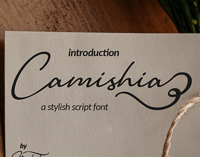 Camishia Signature Font