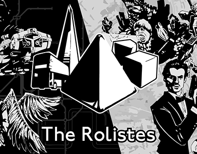 The Rolistes podcast logo and illustrations
