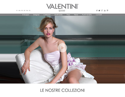 Valentini Spose | website redesign | responsive | 2015