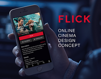 Online Cinema design concept