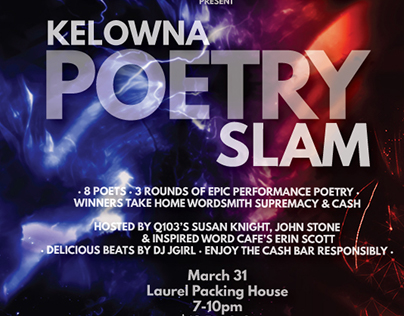 Kelowna Poetry Slam (Inspired Word Cafe)