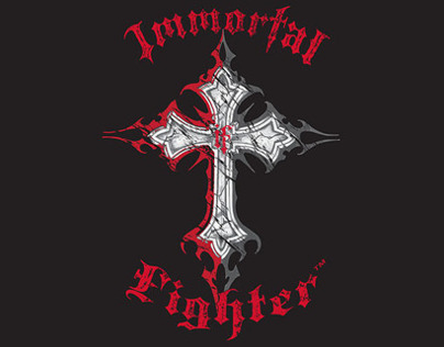 Immortal Fighter T-Shirt Design