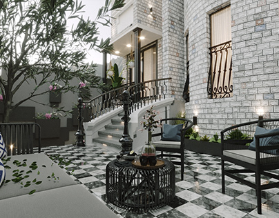 Visualization of Mulburry Cottage in India