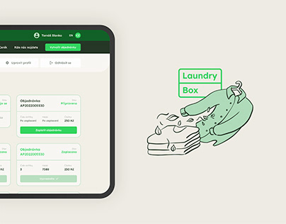 Laundry Box - Branding, Webdesign