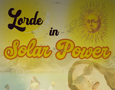 Poster Lorde - Solar Power