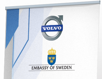 Volvo / Embassy of Sweden Rollup Banner Stand