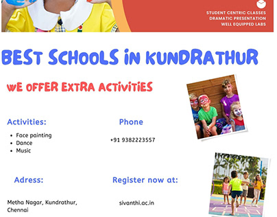 Best schools in kundrathur