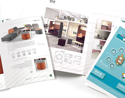 European Furniture Group Catalogue Design