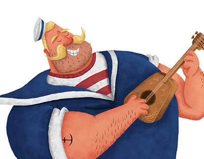 Character Design - Jeff the Sailor