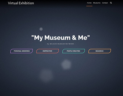 Website for Virtual Exhibition