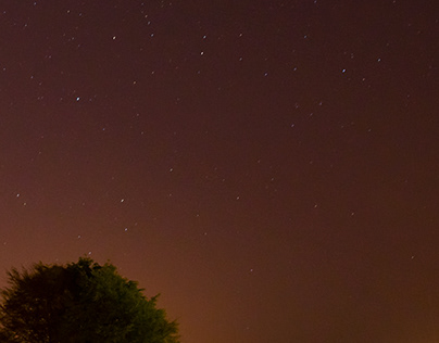 "Night Sky Over Wroughton, England"