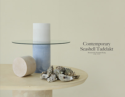 Contemporary Seashell Tadelakt: Material Research