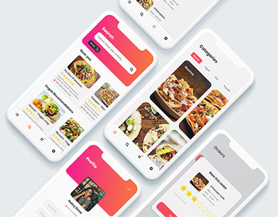 Delivery Mexican food app - UXUI Design