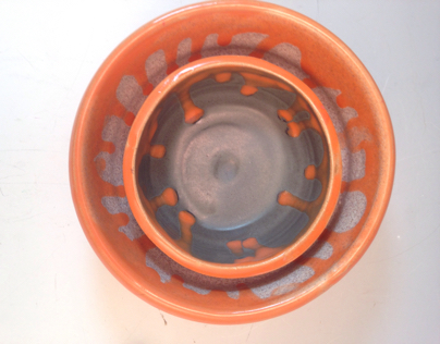 Orange bowl set