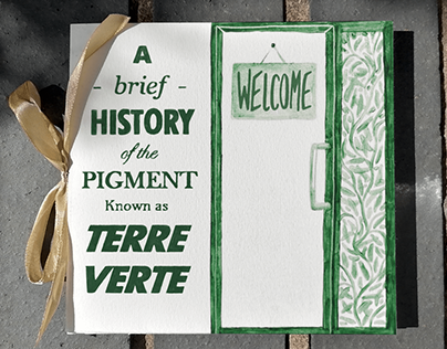 The History of Terre Verte - A Colour Story Pop-up Book