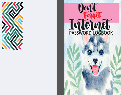 Don't Forget Internet Password Logbook Cover Design