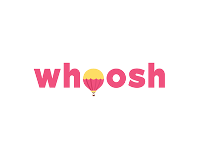 Whoosh - Logo design for a hot air balloon company.