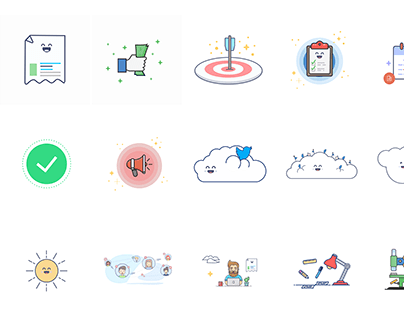 Icons Design for Usergrowth