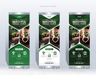 Natural Roll-up banner Template