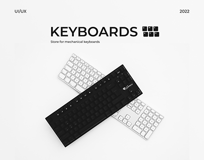KEYBOARDS Website | E-commerce UI/UX Design