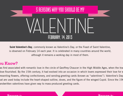 5 Reasons Why You Should Be My Valentine
