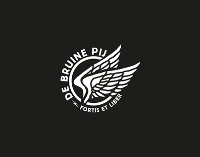 CAFE DE BRUINE PIJ - Logo Designs