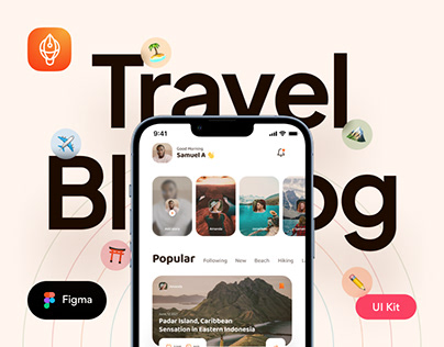 Journal - Travel Blog App UI Kit