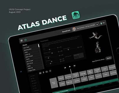 Project thumbnail - Atlas Dance — Tablet App Proposal for Boston Dynamics