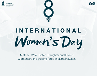 Social media : international women's day