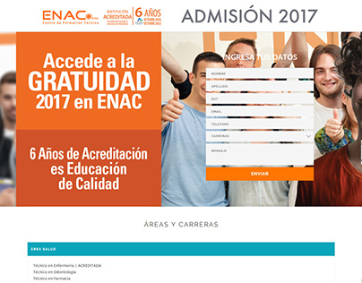ENAC: Admisión 2017
www.enac.cl/admision2017