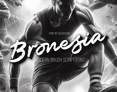 BRONESIA - Modern Script Brush