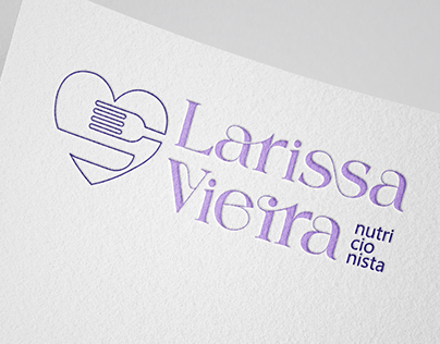 Larissa Vieira Nutri - Identidade VIsual