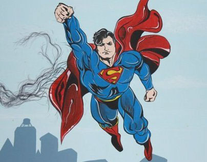 Superhero Mural 2011-2012