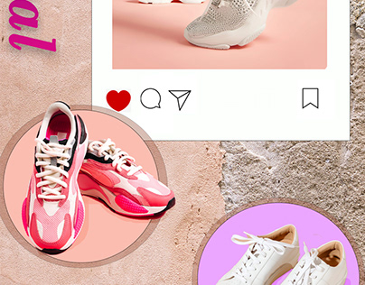 Mew shoe arrival Insta story