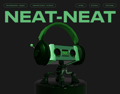 Neat-Neat / Headphone cleaning device / 3d-product