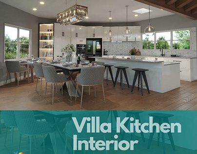 Culinary Haven: Villa Kitchen Interior 🍽️✨
