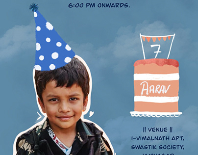 Project thumbnail - Birthday Party invitation card