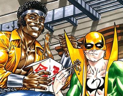 Power Man and Iron Fist commission