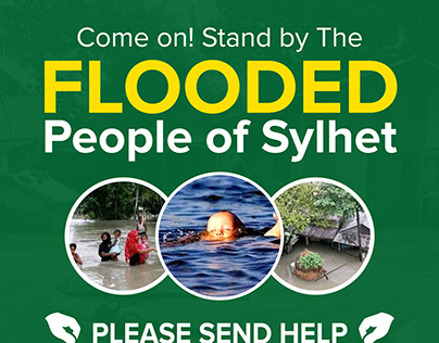 Flooded People of Sylhet Bangladesh