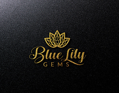 blue lily gems logo