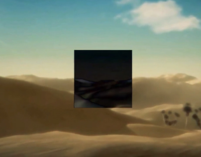 Desert Glitch Portal: Motion Graphics Video