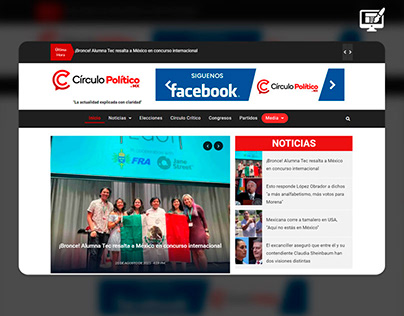 Sitio web noticias: Circulo político