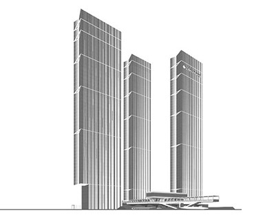 Multifunctional high-rise residential complex