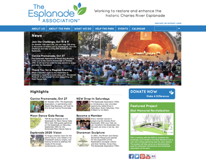 The Esplanade Association Website