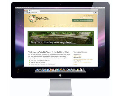 Website Redesign for Wind & Water School